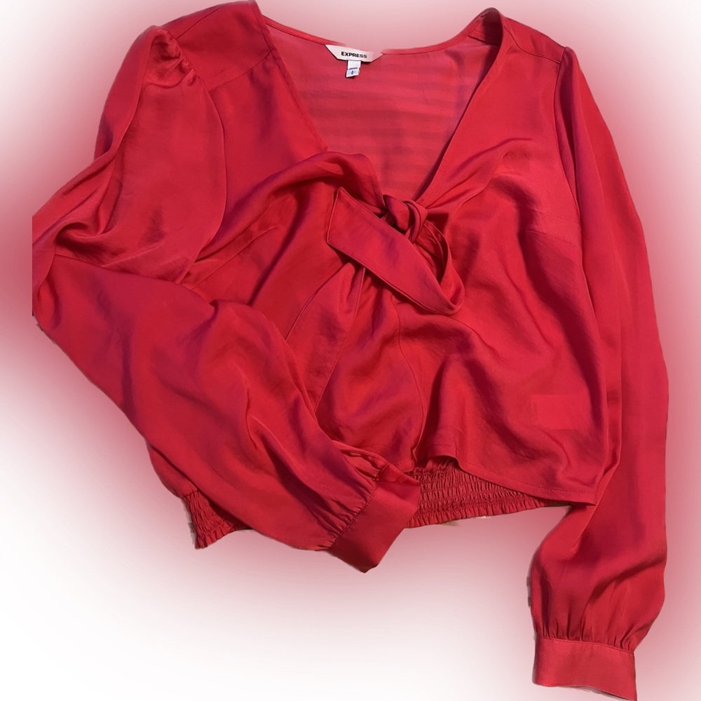 Hot pink blouse